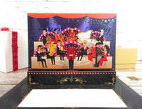 3D Pop-up Geburtstagskarte mit Musik & Licht – Orchester-Version Happy Birthday